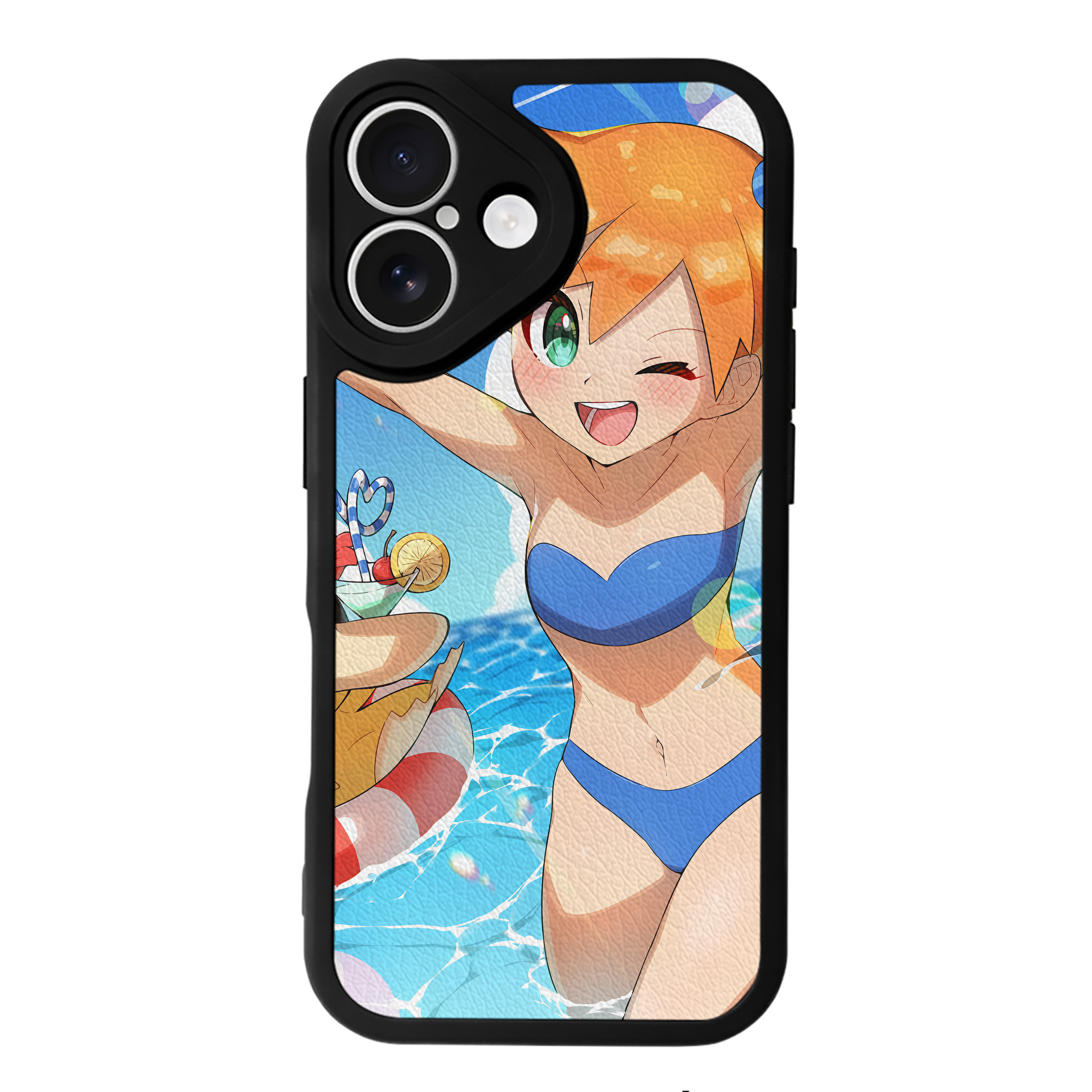 （画像用） ポケットモンスター Pokémon 【iPhone 16シリーズ対応】シリコンスマホケース（レザー調） 材質：シリコン